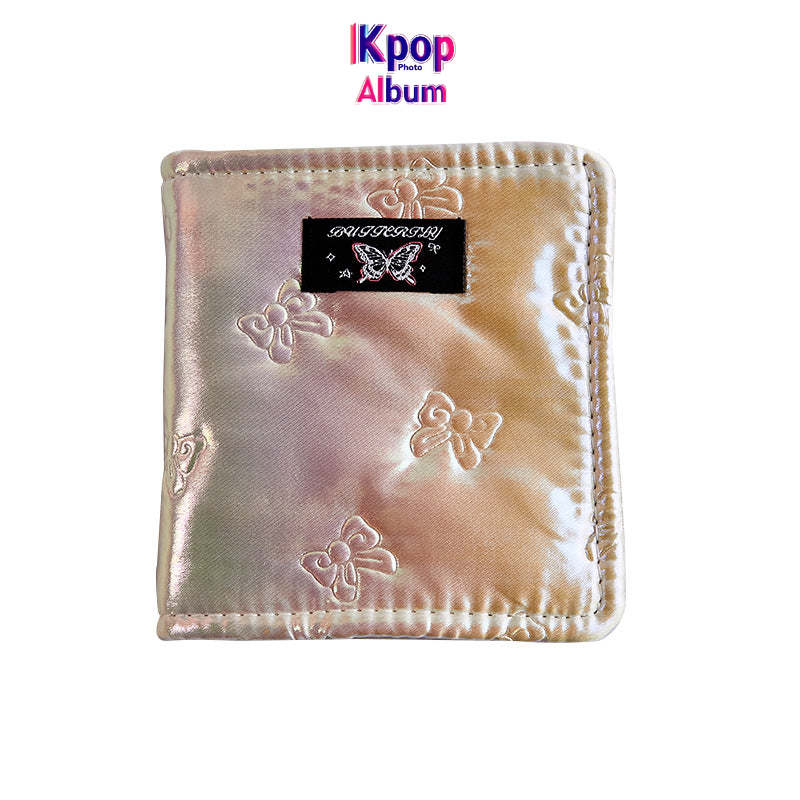 A Gongge Colorful Butterfly Card Album New High-value Mini Album Star Chasing Aidou 3-inch Polaroid Storage Album