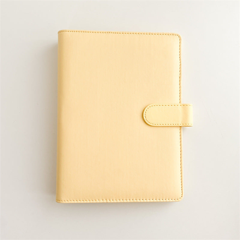Korean simple small fresh a5 loose-leaf love denim album book 3-hole notebook loose-leaf book handbook shell