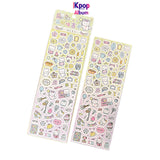Korean ins creative stickers goo card sticker children goo plate handbook DIY sticker cute material sticker wholesale