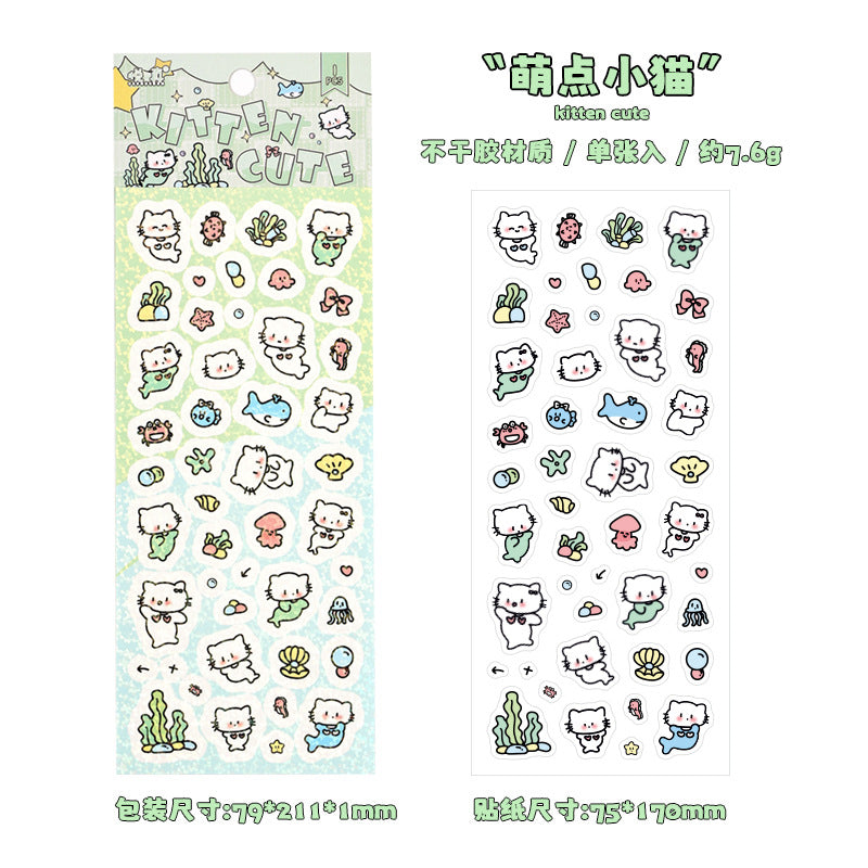 Dream Paradise Cartoon Sticker Hand Account Sticker, Cross-border Film Cutting Children's Sticker Hand Account Sticker Sticker