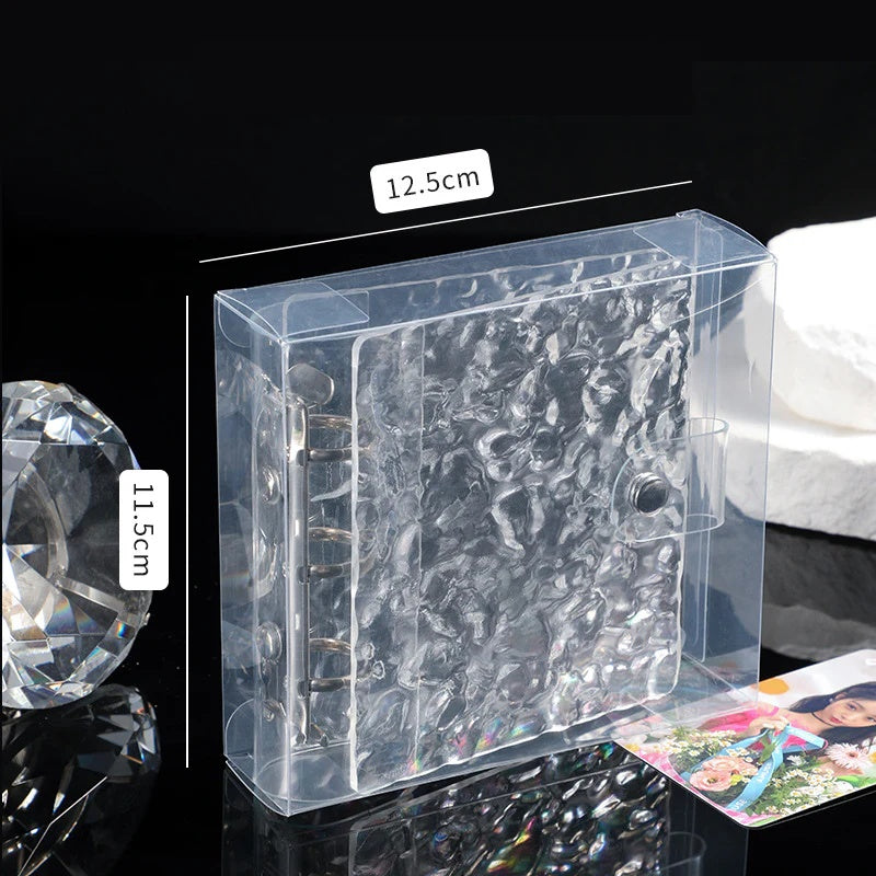 crystal one grid pony Poly card album Polaroid star chasing small card storage album ins album