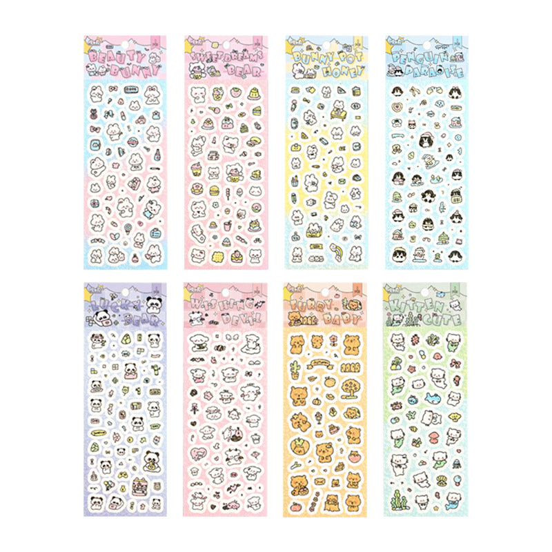 Dream Paradise Cartoon Sticker Hand Account Sticker, Cross-border Film Cutting Children's Sticker Hand Account Sticker Sticker