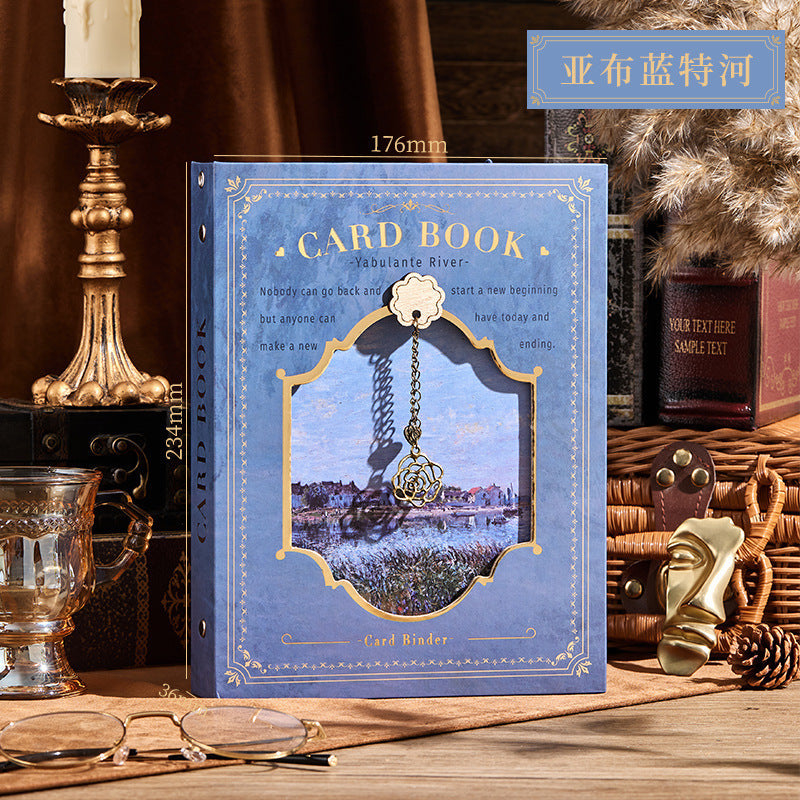 Retro Hollow Card Album Star Chasing Storage Card Collection Album High Value ins Wind 3 Inch Small Card Storage Album a5 Album