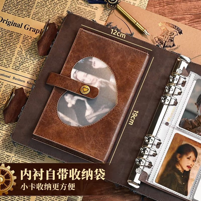 Denim Card Album Sigongge 3-inch Idol Album Small Card Polaroid Loose-leaf Commemorative Storage Photo Album Office Use