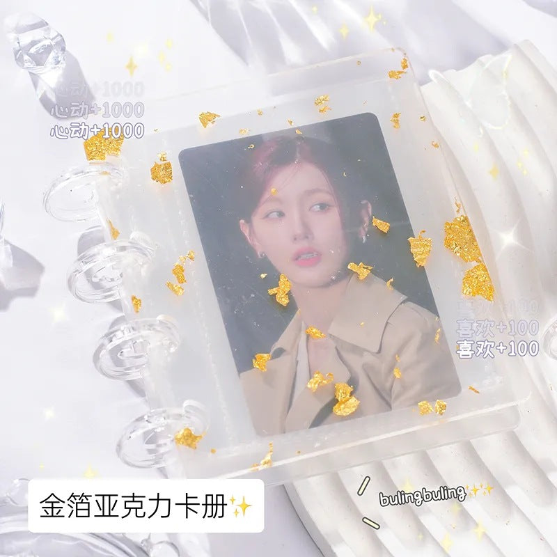 4 Ring Binder 3 Inch Binder Summer Special-Water Butterfly Kpop Photocard Binder