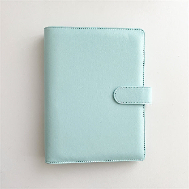 Korean simple small fresh a5 loose-leaf love denim album book 3-hole notebook loose-leaf book handbook shell