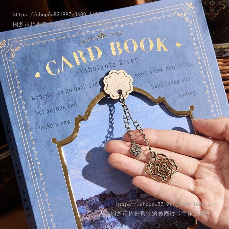 Retro Hollow Card Album Star Chasing Storage Card Collection Album High Value ins Wind 3 Inch Small Card Storage Album a5 Album