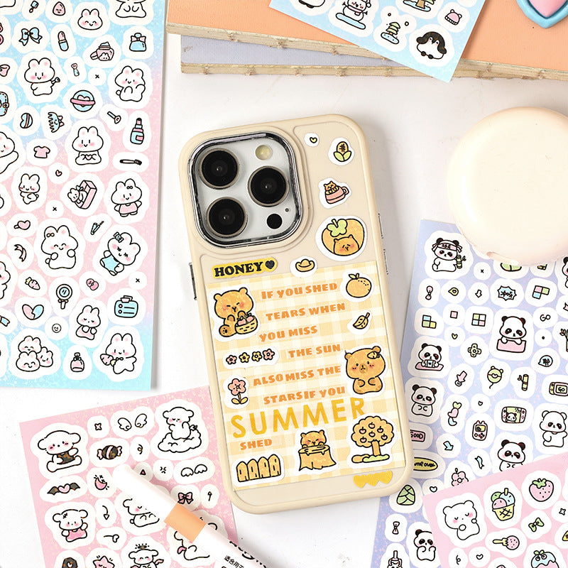 Dream Paradise Cartoon Sticker Hand Account Sticker, Cross-border Film Cutting Children's Sticker Hand Account Sticker Sticker