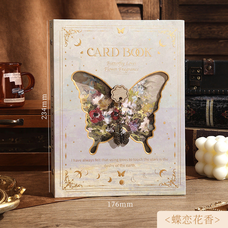 Retro Hollow Card Album Star Chasing Storage Card Collection Album High Value ins Wind 3 Inch Small Card Storage Album a5 Album