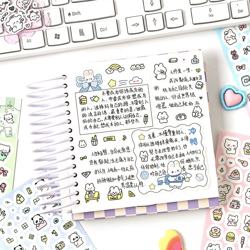 Dream Paradise Cartoon Sticker Hand Account Sticker, Cross-border Film Cutting Children's Sticker Hand Account Sticker Sticker