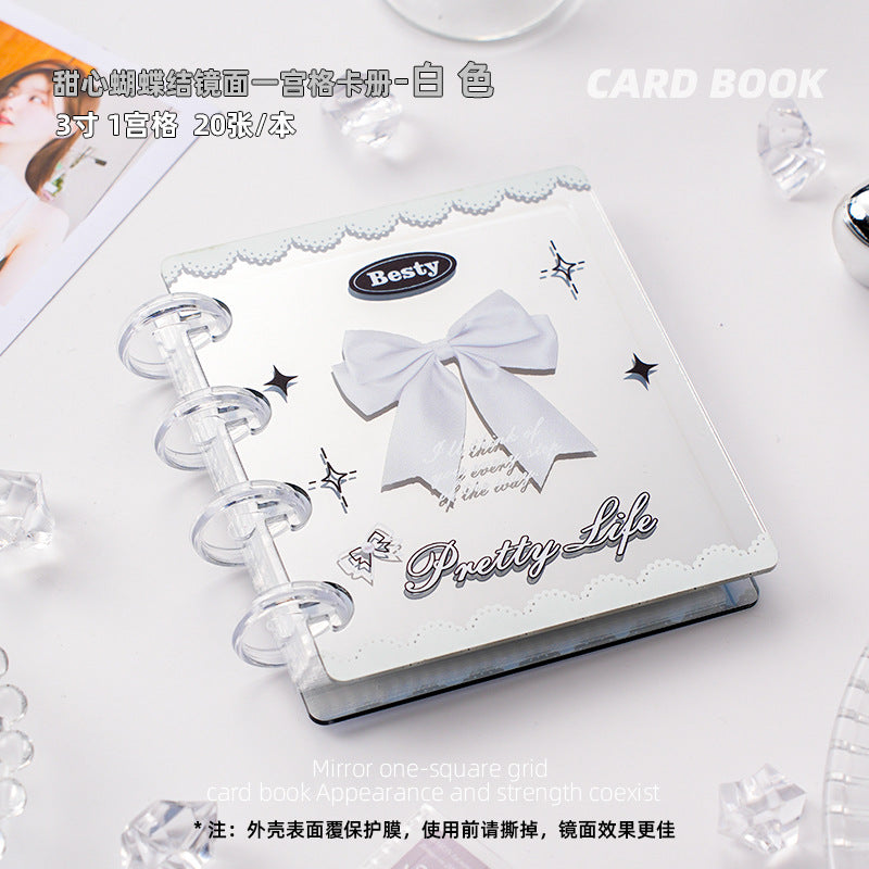 4 Ring Binder 3 Inch Binder Summer Special-Mirror Shell Kpop Photocard Binder