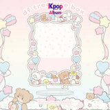 Cat card acrylic photo frame Polaroid photo Idol universal three-inch double card position card card
