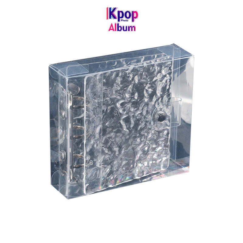 crystal one grid pony Poly card album Polaroid star chasing small card storage album ins album