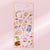 Korean ins unicorn crystal Epoxy sticker creative bronzing hand account decorative sticker student diary DIY sticker
