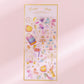 Korean ins unicorn crystal Epoxy sticker creative bronzing hand account decorative sticker student diary DIY sticker
