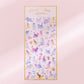 Korean ins unicorn crystal Epoxy sticker creative bronzing hand account decorative sticker student diary DIY sticker