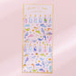 Korean ins unicorn crystal Epoxy sticker creative bronzing hand account decorative sticker student diary DIY sticker