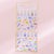 Korean ins unicorn crystal Epoxy sticker creative bronzing hand account decorative sticker student diary DIY sticker