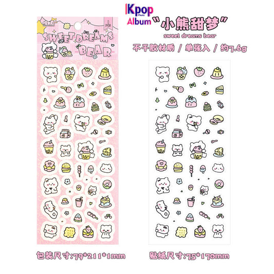 Dream Paradise Cartoon Sticker Hand Account Sticker, Cross-border Film Cutting Children's Sticker Hand Account Sticker Sticker