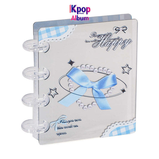 4 Ring Binder 3 Inch Binder Summer Special-Mirror Shell Kpop Photocard Binder