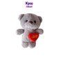 Cartoon love bear plush keychain pendant student doll schoolbag pendant plush doll jewelry female