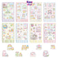 8 Cartoons Spring Travel Graffiti Collage Decorative DIY Mobile Phone Case Tablet Skateboard Waterproof Non-Infringement Sticker