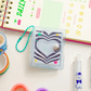 2 Inch 16 Pockets Small Photo Album Mini Photos Collect Book Photocard Holder With Keychain DIY PVC Portable Pocket Album A3