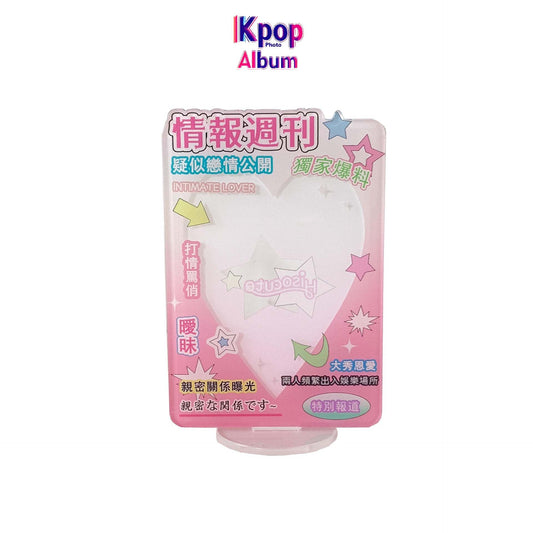 Star Chasing Daily Desktop Display Card Cover Three-inch Idol Small Card Decoration Standing Brand Student Star Chasing Desk Ornament