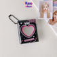 2-Inch cartoon big head sticker mini album, star chasing girl ID photo, palace grid card album, love hollow storage album