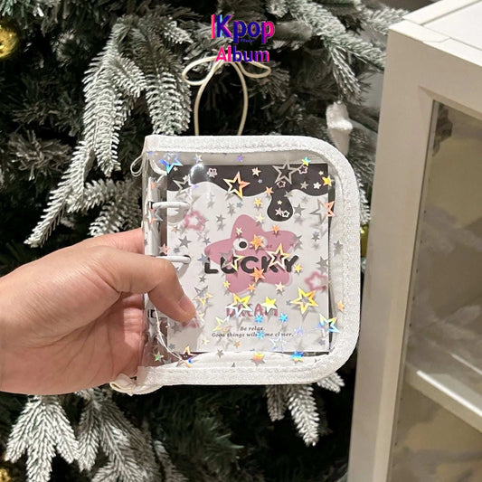 3inches Zipper Binder Photocard Holder Kpop Idol Photo Album PVC Photocards Album Collect Book Para Fotografias 포토카드 포장용품