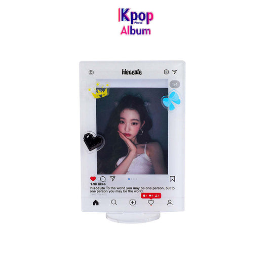 3-inch frame insert card vertical brand desktop ornament photo storage photo frame acrylic star display frame wholesale