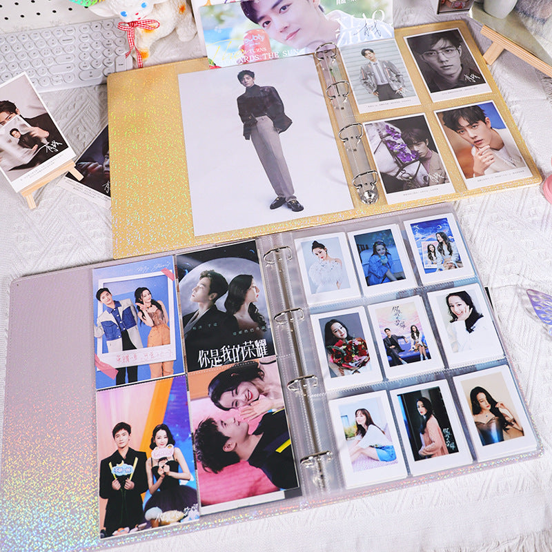 PU Card Binder A4 Postcard Small Card Storage Card Album