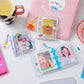 2 Inch 3 Ring Binder Cartoon Bear PVC Mini Binder Toploader Loose-leaf Photo Album+10 Inner Pages