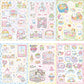 8 Cartoons Spring Travel Graffiti Collage Decorative DIY Mobile Phone Case Tablet Skateboard Waterproof Non-Infringement Sticker