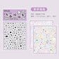 bear series stickers cute cartoon goo ka diy decorative stickers girl hand account stickers wholesale