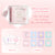 3 Ring Binder Mini Binder Loose-leaf Book +10 Inner Pages Photo Sleeves Small Binder