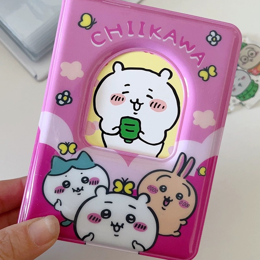 3 inch Polaroid album chiikawa Jiyikawa storage ben one palace grid card book mini small card storage book