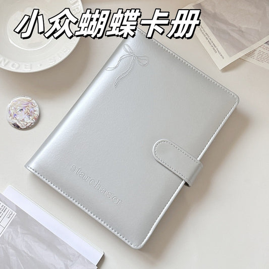 A5 silver butterfly card album, star-chasing Sigong Gepiben small card Polaroid storage album