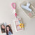 Candy color sliding cover 3 inch card cover, student lanyard, bus card, subway card, card bag, student star chasing display, small card cover.
