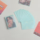20 silk laser love double-layer card film girl album card protective cover star peripheral Polaroid small card cover