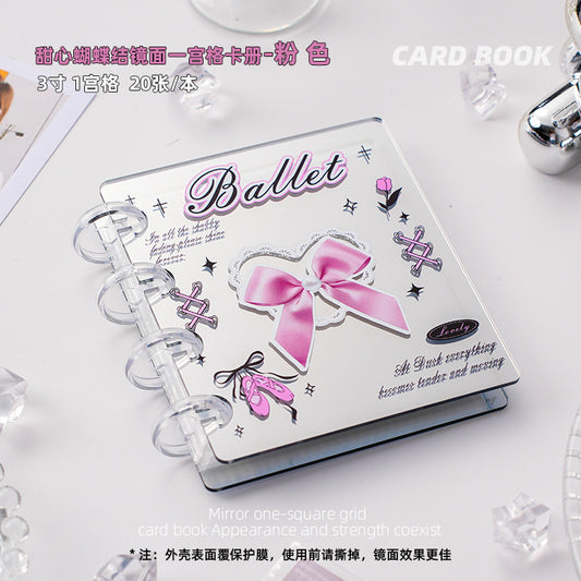 4 Ring Binder 3 Inch Binder Summer Special-Mirror Shell Kpop Photocard Binder