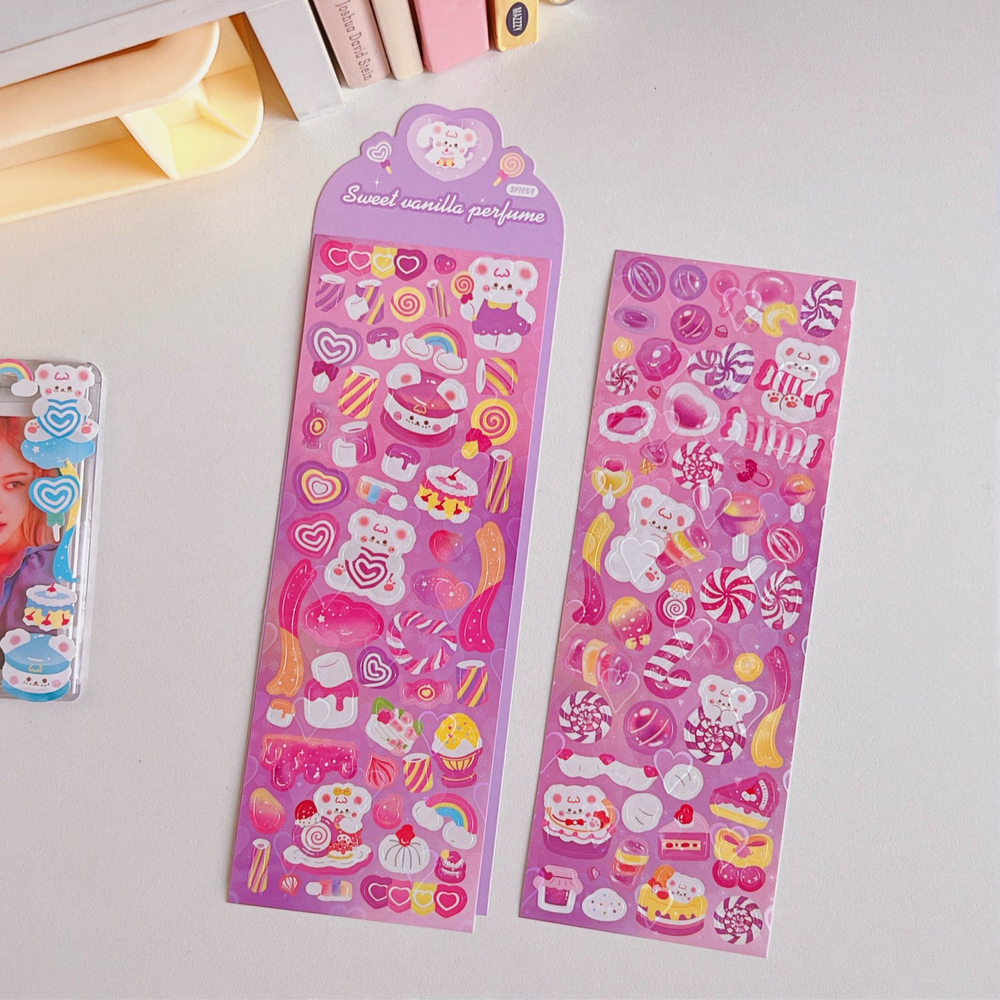 Korean ins creative stickers goo card sticker children goo plate handbook DIY sticker cute material sticker wholesale