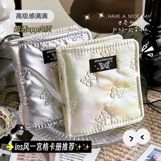A Gongge Colorful Butterfly Card Album New High-value Mini Album Star Chasing Aidou 3-inch Polaroid Storage Album