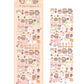 Korean ins same laser bear sticker cute hot silver rabbit sticker DIY decorative material goo card sticker