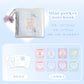 3 Ring Binder Mini Binder Loose-leaf Book +10 Inner Pages Photo Sleeves Small Binder