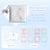 3 Ring Binder Mini Binder Loose-leaf Book +10 Inner Pages Photo Sleeves Small Binder