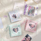 3 Ring Binder Mini Binder Loose-leaf Book +10 Inner Pages Photo Sleeves Small Binder