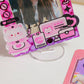 Sweet and cool acrylic three-inch desktop table Korean version of girl love bean small card transparent photo frame display standing card woman