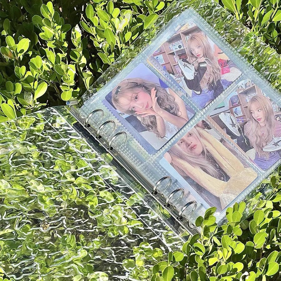 A5 crystal card book Sigong grid 3 inch love bean album star chasing storage book binder book acrylic