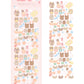 Korean ins same laser bear sticker cute hot silver rabbit sticker DIY decorative material goo card sticker